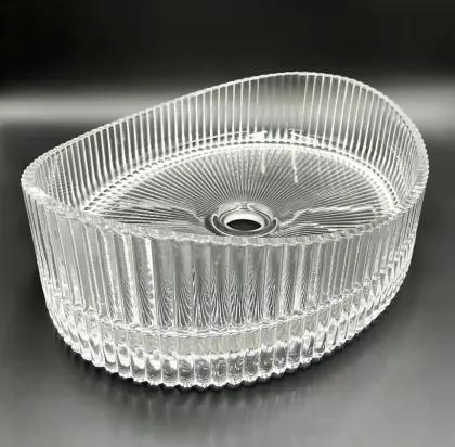 Умивальник (раковина) REA HARPER TRANSPARENT накладний — Photo 2