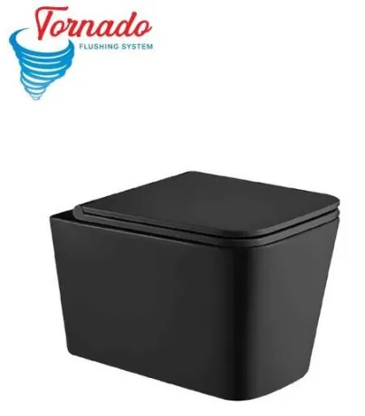 Інсталяція Koller Pool Dune 1200SL + Integro Cosmo Chrome панель змиву + підвісний унітаз KVADRO Black matt з сидінням Soft-close (змив Торнадо) — Photo 3