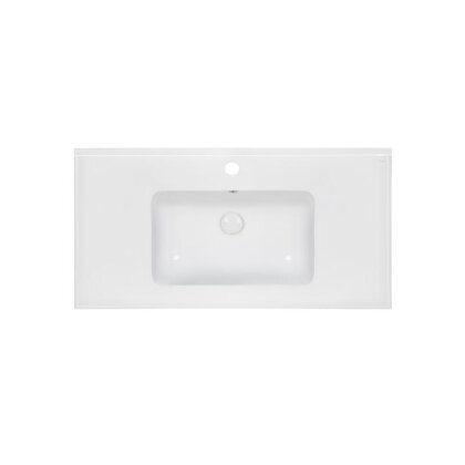 Раковина Qtap Albatross E49 1000х490х200 White з донним клапаном QT01119100E49W