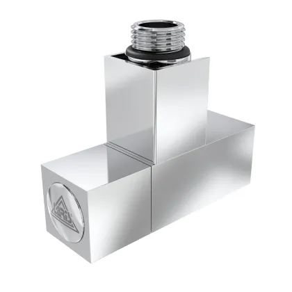 Кран кутовий Laris 1/2" - 1/2" Кватро 2шт. (LX-855) — Photo 1