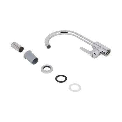 Змішувач для кухні U-образний Brinex Pure 015F U-образний Chrome BRIPUR015FCRM — Photo 4