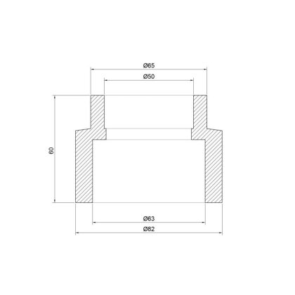 Муфта PPR Thermo Alliance 63х50 — Photo 1