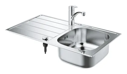 Комплект кухонної мийки і змішувача Grohe K200 (31565SD1) — Photo 1