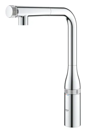 Змішувач для кухні з висувним виливом Grohe Essence SmartControl (31615000) — Photo 2