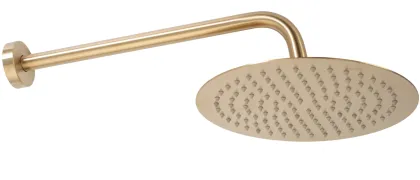Душова система REA LUNGO BRUSHED GOLD + BOX прихованого монтажу — Photo 3