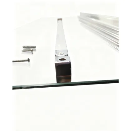 Шторки скляні на ванну розсувні Koer SR BS06-120x150-TR-01 прозоре скло Easy Clean 6мм, хром (KR5945) — Photo 16
