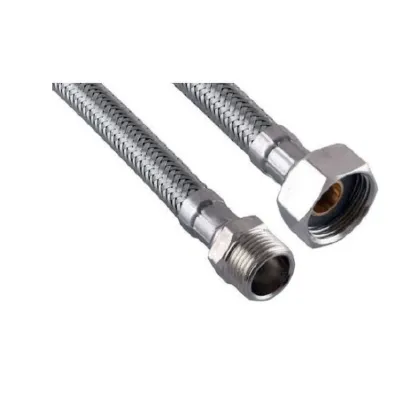 Гнучке підведення Zerix ZHN-02-FM1/2"-030 (нейлонове обплетення, гайки нерж) (ZX5146) — Photo 1