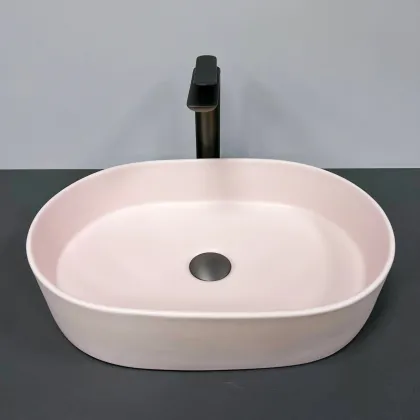 Умивальник (раковина) VBI VERONA 50 PINK MATT накладний — Photo 2