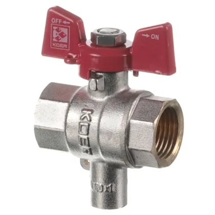 Кран ГГБ для підключення датчика температури Koer KR.230 - 1/2" (KR3067) — Photo 2
