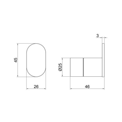 Крючок Qtap Scorpio QTHCK1102103C Chrome (Háček) — Photo 1