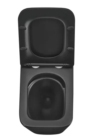 Унітаз підвісний Mixxus Premium QUADRO-0301-T3 BLACK 490х340х360mm, система змиву TORNADO 3.0 (MP6587) — Photo 11
