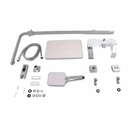 Душова система універсальна Qtap Swan Cascada на три споживача (з виливом) QTSWA111CRW45570 Chrome/White — Photo 7