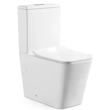 Чаша унітазу-компакту Mixxus Quadro-0403-R Bowl 640х360х835 Rimless без сидіння (MI8341) — Photo 3