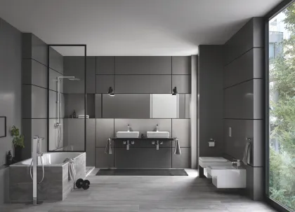 Підлоговий змішувач для ванни Grohe Eurocube (23672001) — Photo 2