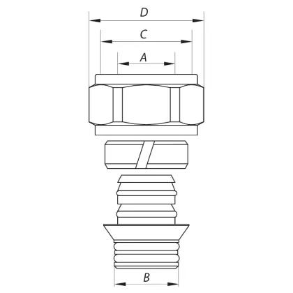 Євроконус 3/4"x16 KOER KR.1151 (KR2688) — Photo 3