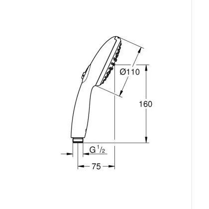 Ручний душ Grohe Tempesta 110 2 режими (26161003) — Photo 1