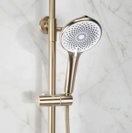 Душовий гарнітур REA FOSS CLIF BRUSHED GOLD — Photo 3