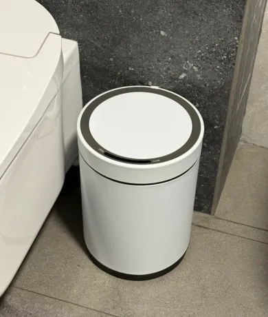 Відро для сміття сенсорне кругле KOER TC-020609-08 9 л (колір білий) (KR5938) — Photo 1