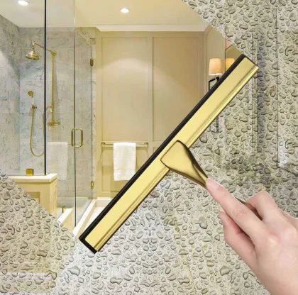 Скребок для ванної REA YZ-G04 BRUSHED GOLD матове золото — Photo 3