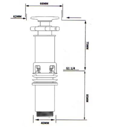 Раковина накладна Mixxus Premium STYLE-0202 600х350х140mm з донним клапаном та отвором під змішувач (MP6512) — Photo 6