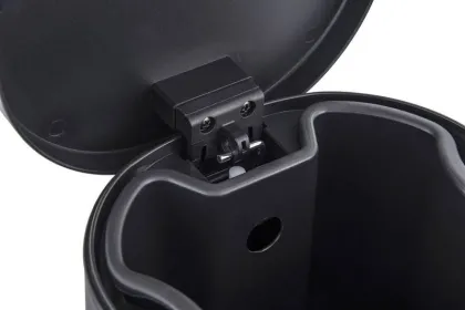 Відро для сміття з плавним закриттям овальне ZERIX PRIME-TC0105 BLACK 5 л (колір чорний) (ZX5902) — Photo 8