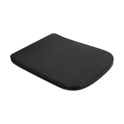Унітаз підвісний Qtap Tern New Ultra Quiet безобідковий з сидінням Soft-close MATT BLACK QT17332303ASMB — Photo 6