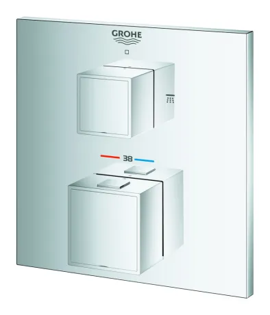 Термостат прихованого монтажу на 2 споживача Grohe Grohtherm Cube (24154000) — Photo 1