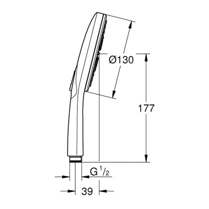 Лійка ручного душу GROHE RAINSHOWER 26574000 — Photo 1