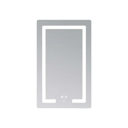 Дзеркало Lidz Kubis (KU2) 500х800 з LED-підсвічуванням Touch, з антизапотіванням, з димером, рег. яскравості LD78LF936508048448 — Photo 3
