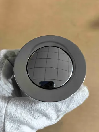 Донний клапан для раковини з переливом ZERIX BV-05 автоматичний (Click-Clack) (Колір хром) 1 1/4'' (ZX6022) — Photo 8
