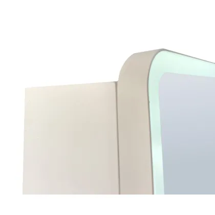 Дзеркальна шафка Mixxus Premium Olivary CM01-60x70x13 з LED Touch, димером, регулятором яскравості (MI8294) — Photo 7