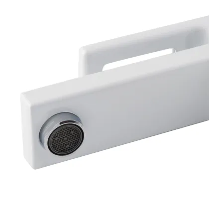 Змішувач для умивальника KOER KB-10009-04 (Колір хром+білий) (KR5975) — Photo 2