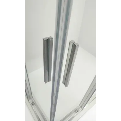 Душова кабіна без піддону Koer SR SC10-90x90x195-TR-01 прозоре скло Easy Clean 6мм, хром (KR5942) — Photo 4