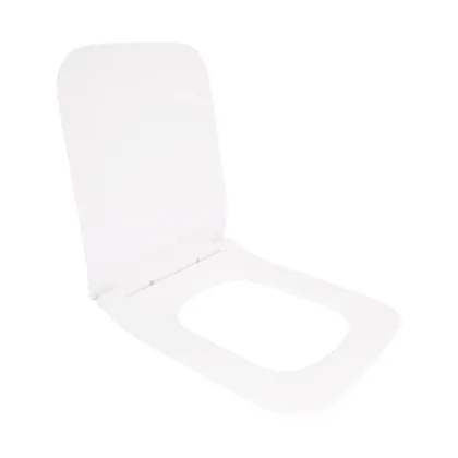 Qtap Сидіння для унітаза (Crow 640) 460x350x47 мм, White, з мікроліфтом, Slim Duroplast, Quick Release QTSC179W48700 — Photo 3