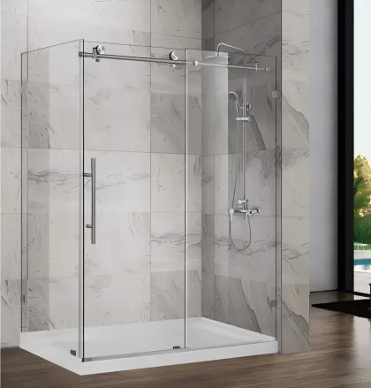 Душова кабіна без піддону Koer SR SC07-120x90x200-TR-01 прозоре скло Easy Clean 8мм, хром (KR5370) — Photo 5