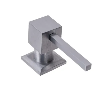 Дозатор для рідини REA NICKEL BRUSHED 330 мл. квадратний * — Photo 1