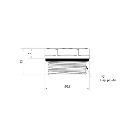 Кран Маєвського SD Plus 1/2&quot; SD212W15 — Photo 1