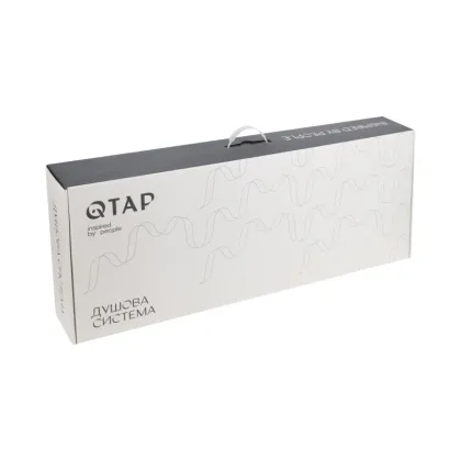 Душова система універсальна Qtap Stenava New на три споживача (з виливом) QTSTE111CRM45538 Chrome — Photo 9