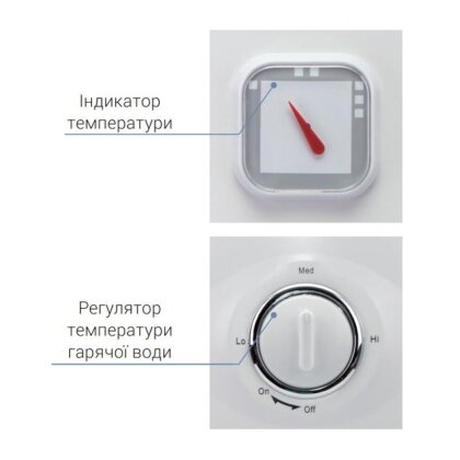 Водонагрівач електричний Thermo Alliance 50 л SLIM вертикальний, мокрий ТЕН 1,5 кВт D50V15Q1 — Photo 2