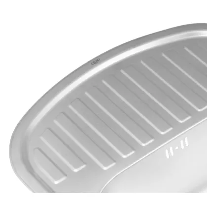 Кухонне миття Qtap 6349 0,8 мм Micro Decor (QT6349MICDEC08) — Photo 5