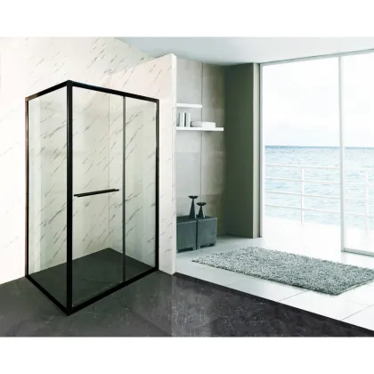 Душова кабіна без піддону Mixxus Premium Quadro SC01-120x80x195-TR Black прозоре скло 6мм (MI8293) — Photo 11