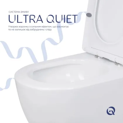 Унітаз підлоговий Qtap Jay Eco Ultra Quiet з сидінням Soft-close 640x360x835 мм QTJAY27W48749 White — Photo 4