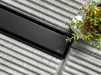 Трап для душу REA NEOX 60 PRO BLACK 2в1 чорний — Photo 2