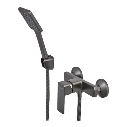 Змішувач для душу Haiba Kubus 003 Graphite (HB4004) — Photo 1