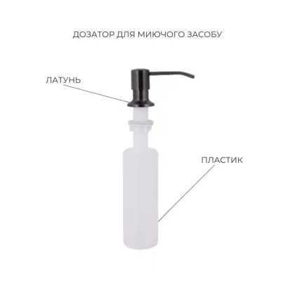 Lidz: мийка Handmade H4843 Black PVD 3,0/1,0 мм + K01B Корзина для кухонной мойки — Photo 5