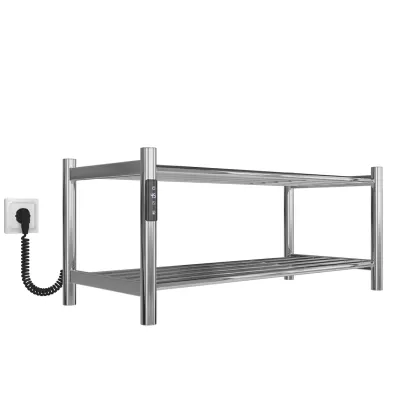 Сушарка електрична Tiffany П2 350x800 Deffi нержавіюча сталь (Хром,JD03,Ліве підключення) — Photo 2