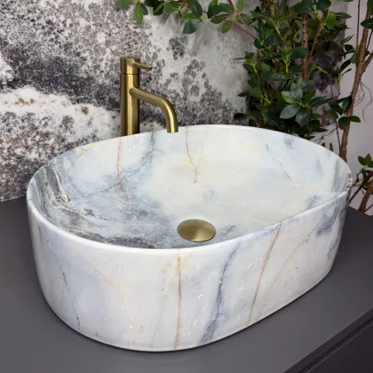 Умивальник (раковина) VBI VERONA 50 GRANIT GLOSSY накладний — Photo 1