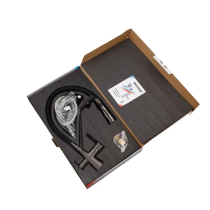 Змішувач для кухні Mixxus Premium Magnet 021 GRAPHITE REFL.BLACK (MI6975) — Photo 4