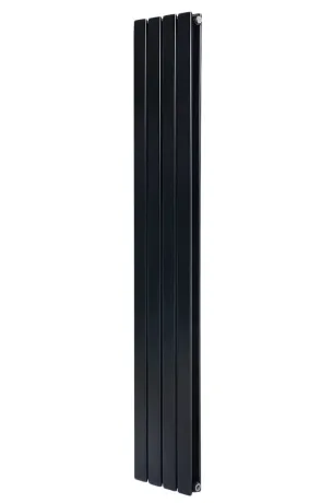 Дизайнерський вертикальний радіатор опалення ARTTIDESIGN Livorno II 4/2000/272/50 чорний матовий