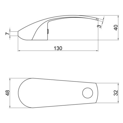 Ручка для змішувача Lidz (CRM) 57 81 040 02 Mars — Photo 1